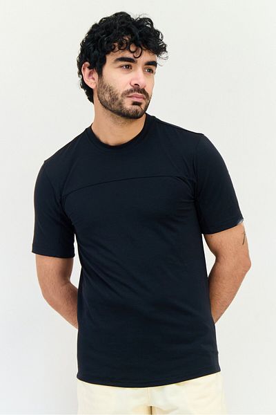 adidas Men Sportswear Fit Short Sleeve Training T-Shirt, Black