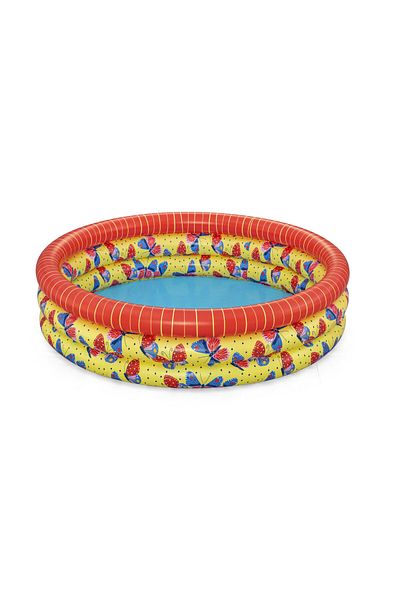 BESTWAY Bestway 3-Tier Inflatable Pool Beautiful Butterflies 1.68m x H38cm #51202