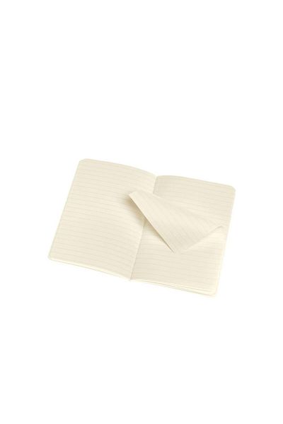 Moleskine Striped Volant Notepad Set of 2 Pocket Size Orange Aqua Blue