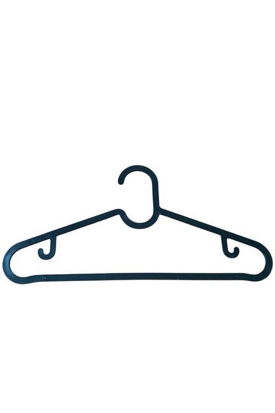 Webmall 40 Pieces - Black Clothes, Scarf, Shirt, T-Shirt Hanger Unbreakable Hanger
