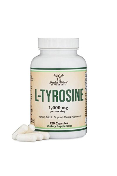DOUBLE WOOD L-Tyrosine 1,000mg 120 Veg.Kapsül.usa.menşei