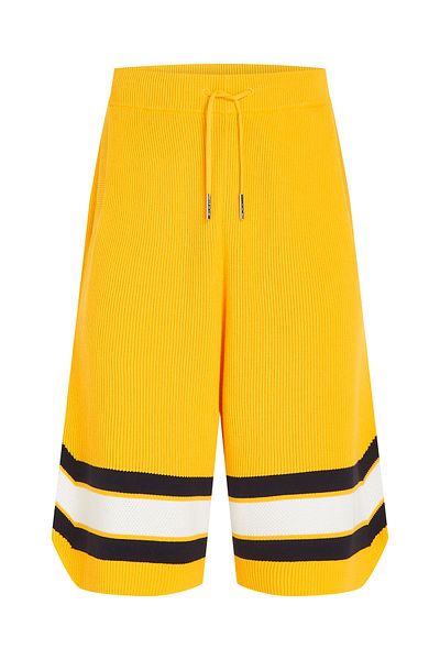 Tommy Hilfiger Mens Yellow Knitted Shorts