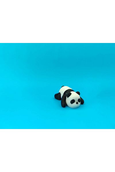 Minikbahcem Cute Panda Figure – 3D Toy with Movable Joints