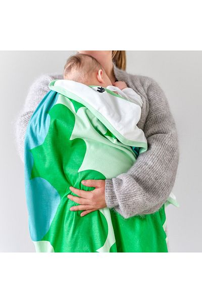 IKEA Blanket, green/tree pattern, 80x100 cm