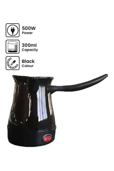 DLC ماكينة صنع القهوة 300 مل 300.0 مل 500.0 وات DLC-38103 أسود