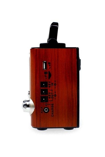 DLC Bluetooth Portable Radio 32215B Brown/Black/Silver