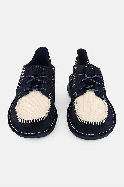 CLARKS Men Colehill Walk Standard Fit Lace Up Casual Shoes, Navy Blue