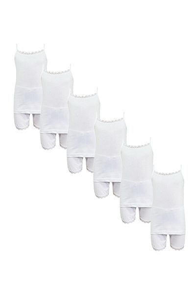 City Rose Fashion 6- Sets Camisole and Shorts For Girls (Underwear, Cotton 100%)