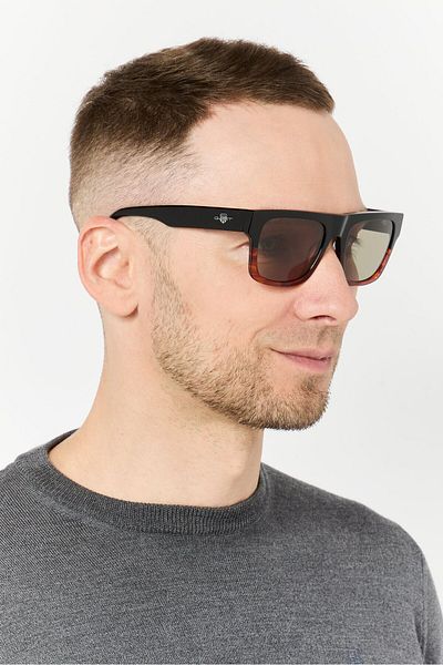 Gant Men GA7231 Square Sunglasses, Black