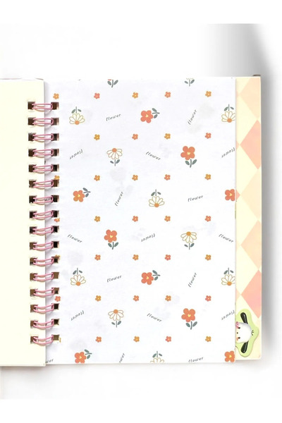 zeynobella Sanrio Kuromi, Hello Kitty Ayraçlı Stickerlı Not Defteri 18 Yaprak