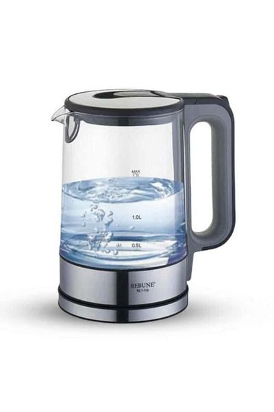 rebune Electric Glass Kettle, 1.7l Capacity, 2200w
