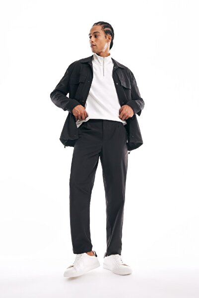 DeFacto Jogger-Hose mit geradem Bein, alle Richtungen dehnbar, Sommerstoffhose B6551AX25SP