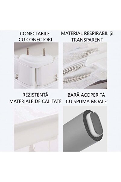 Empria PACKAGE: 3 Children's bed safety barriers, with double safety, 180x200 cm bed