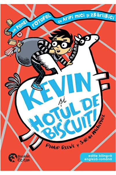 Editura Booklet Fiction Kevin si hotul de biscuiti. Editie bilingva engleza-r...