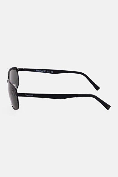 Timberland Men TB9300 Rectangular Sunglasses, Black