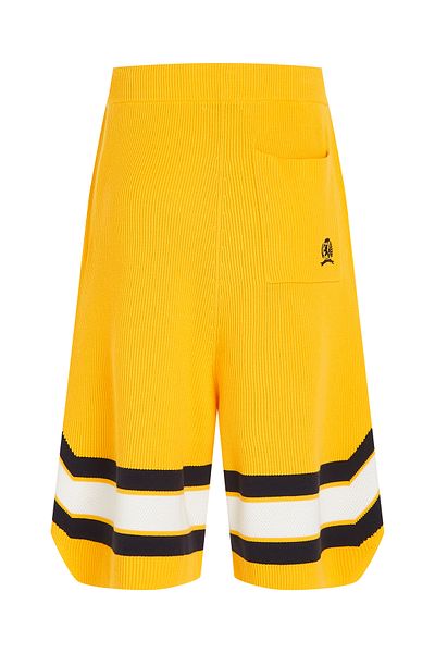 Tommy Hilfiger Mens Yellow Knitted Shorts