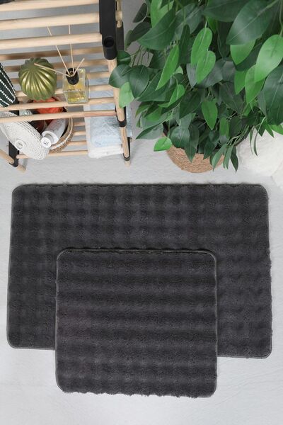 Lagom Life Set Covoraș de Baie Covor Dublu de Plus Bază Anti-alunecare 50x90 ...