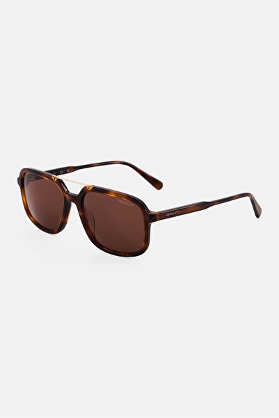 Gant Men GA00016 Aviator Sunglasses, Havana Brown