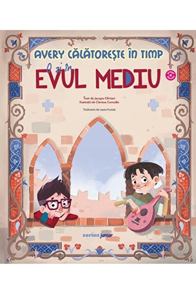 Editura Corint Junior Avery calatoreste in timp. O zi in Evul Mediu, Jacopo O...