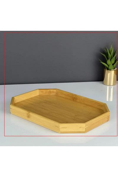 ACAR BAMBU 2 Person Bamboo Presentation Tray - Rectangular MSTP004