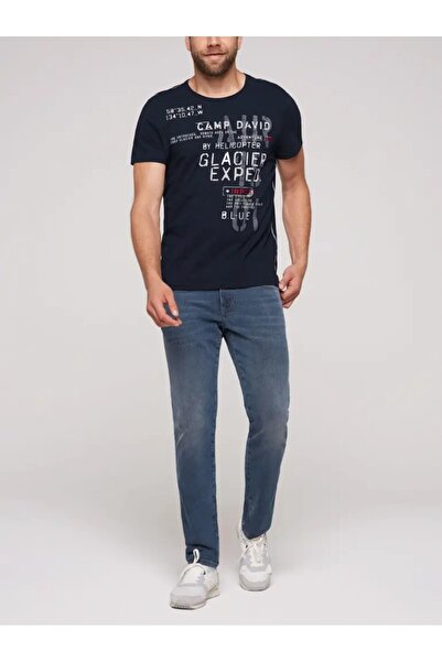 Camp David BİSİKLET YAKA T-SHİRT