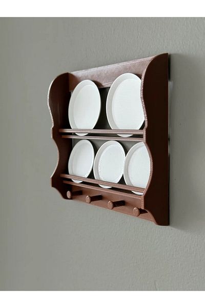CharmFancy 1/12 Scale Old Dish Rack Miniature Diorama Ware Accessory