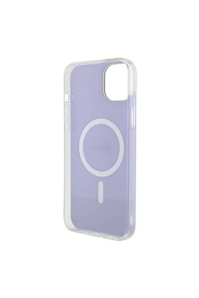 Guess Case for iPhone 15 IML Iridescent MagSafe, Guess - Purple