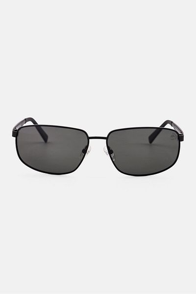 Timberland Men Tb9300 Rectangular Sunglasses, Black