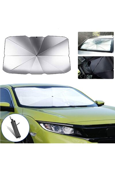 Generic مظلة واقية من الشمس للزجاج الأمامي للسيارة - غطاء حماية عازل للحرارة ...