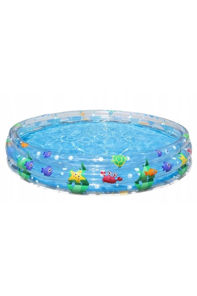 zola Φουσκωτή παιδική πισίνα, στρογγυλή, θαλάσσια ζώα, 183x33 εκ.