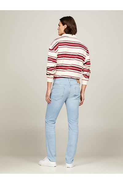 Tommy Hilfiger Erkek Denim Logolu Günlük Kullanım İndigo Jeans MW0MW31095-1AC