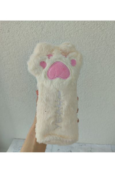 senacacollection 1 Piece Plush Pencil Case with Paws