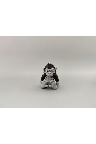 Minikbahcem Cute Gorilla Figure – 3D Toy with Movable Joints