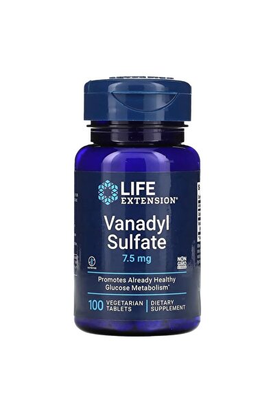 Life Extension Vanadyl Sulfate, 7.5 Mg, 100 Vegetarian Tablets