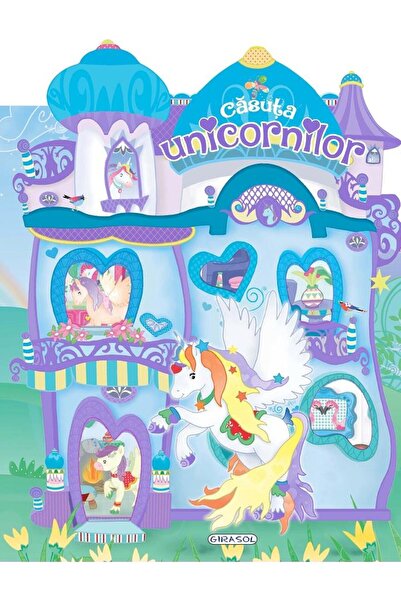 Editura Girasol Casuta unicornilor (mov)
