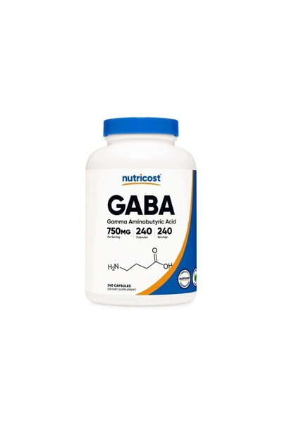 Nutricost Gaba 750mg 240 Kapsül.usa vers.