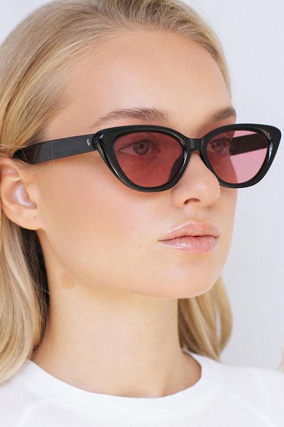 Bilge Karga Asude Black Red Sunglasses