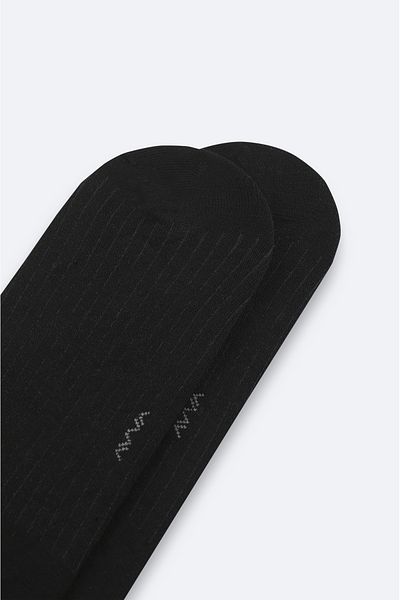Avva Men's Black Sneaker Socks A51Y8504
