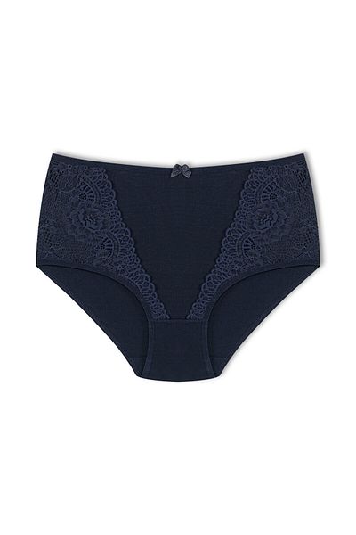 HNX Cotton Lace Detail High Waisted Panty