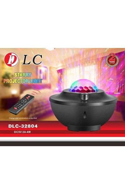 DLC LED Night Light Laser Projector Ocean Waves Star Projector with Bluetooth Music Speaker 3 in 1