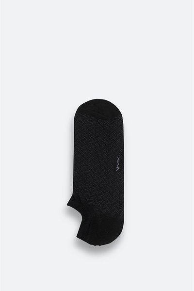 Avva Men's Black Sneaker Socks A51Y8503
