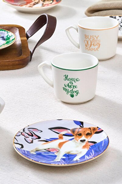 Karaca Perro 6-Person Coffee Cup Set 80 ml