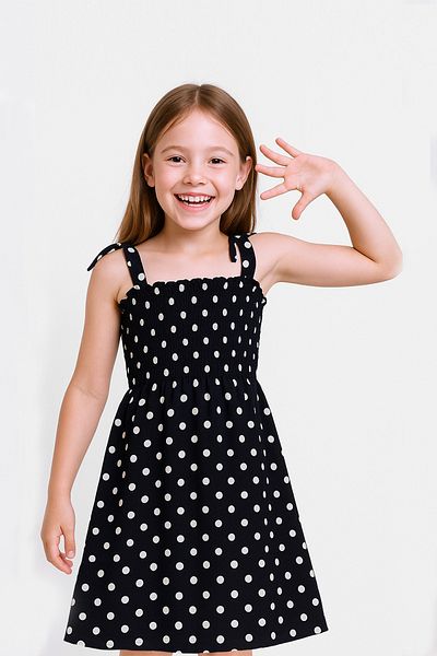 HÇM Girl Strap Dress Flower Patterned B35 Hcm00119