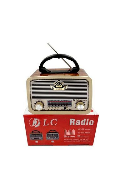 DLC Original Classic Rechargeable Portable Wireless Bluetooth Speaker DLC-32213B