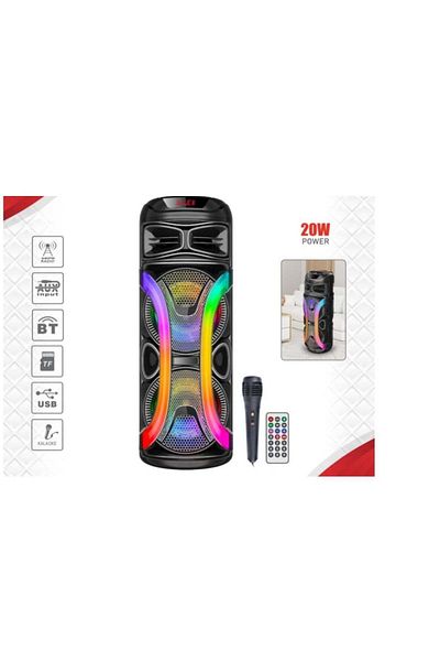 DLC Attractive Light-Up Speaker with Microphone and Remote