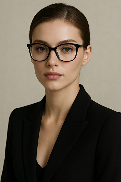 Vogue VO 5356 W44 52-17-140 TREND KÖŞELİ SİYAH ŞIK PC TABLET TELEFON KORUYUCU GÖZLÜK