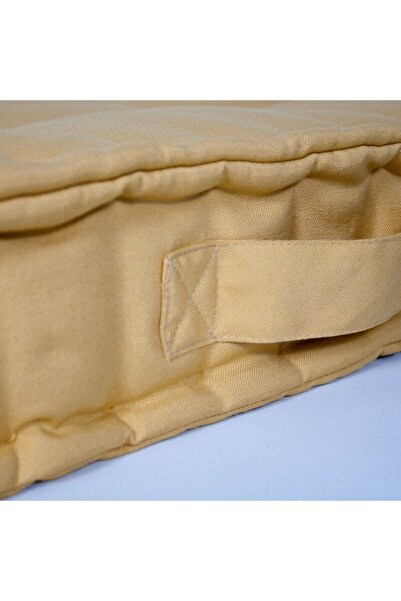 Dear Deer Love Hardal Bisküvi Minder - French Mattress Keten