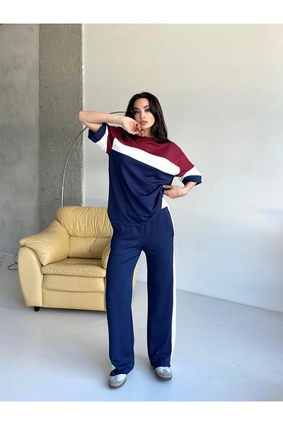 badibadii 3 Color Block Bottom Top Set