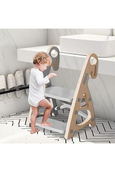 COOYA Step Stool for Kids,Triangular Side Structure & Wide Steps,Convenient to Carry,for kid Use