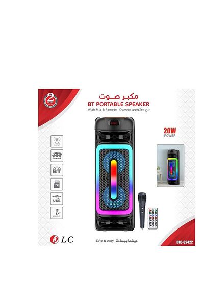 DLC Attractive Light-Up Speaker with Microphone and Remote